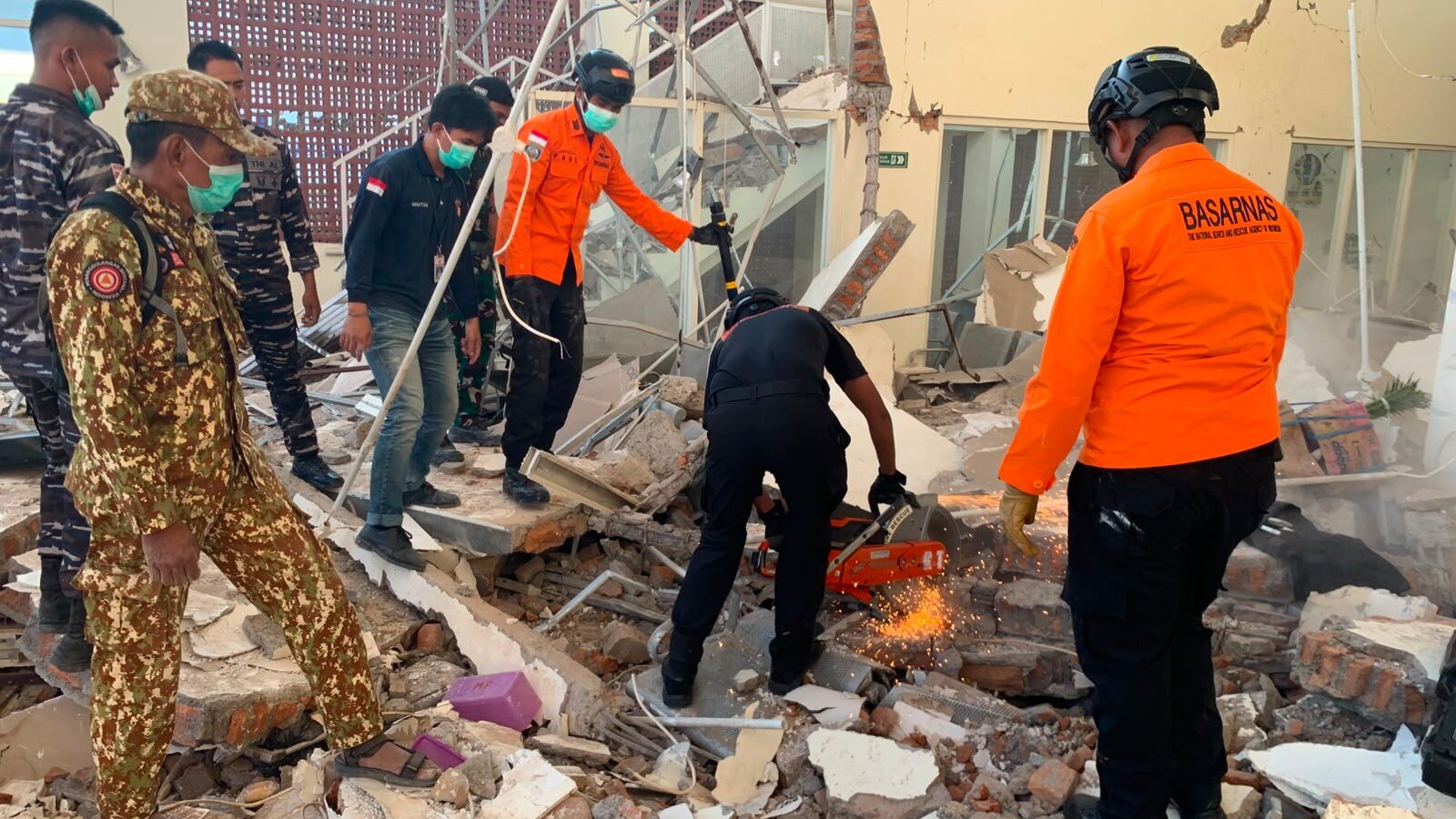 Magnitude 7.7 earthquake strikes off Indonesia's coast, killing at least 38 and toppling buildings
