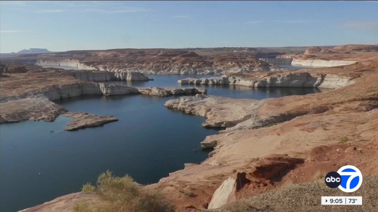 Lake Powell, nation's second-largest reservoir, hits record-low level