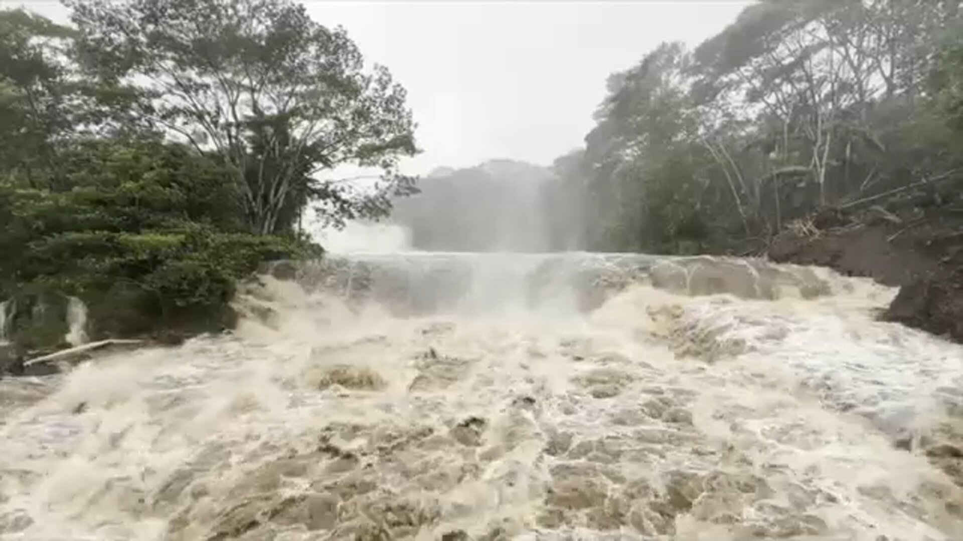 Lala is again a tropical storm, raking Hawaii with high winds and rain without making landfall