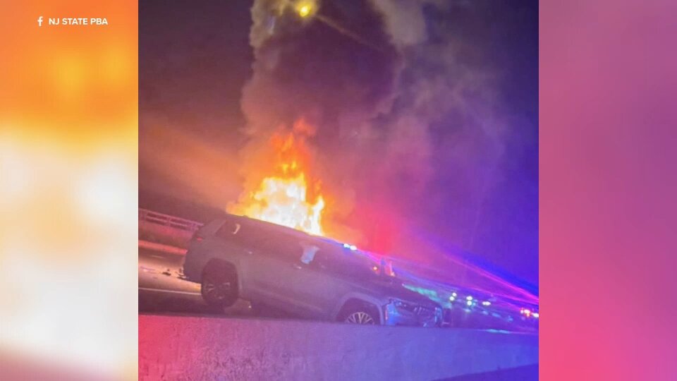 Alleged drunk driver accused of causing fiery wreck involving police cars in Clifton