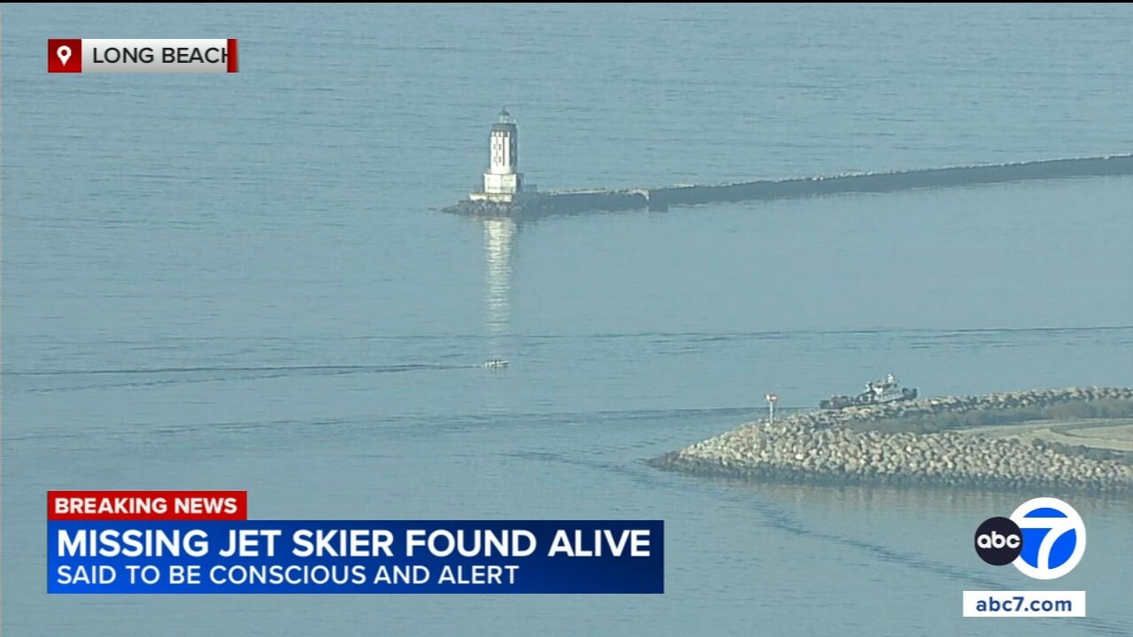 Jet ski rider who went missing off Long Beach found alive, Coast Guard says