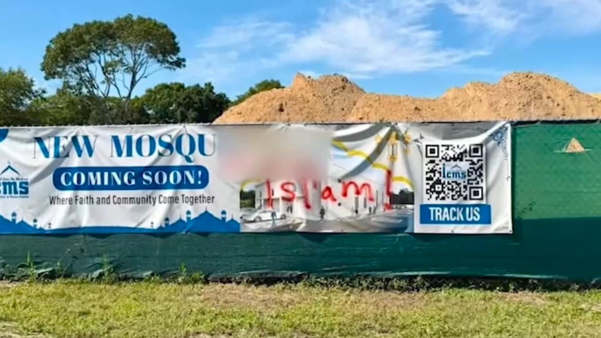 Suffolk County Executive Romaine vows accountability after mosque construction site vandalism