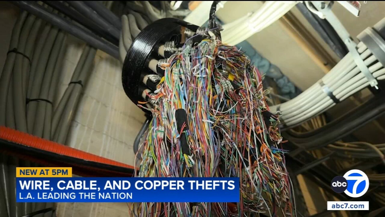 Los Angeles leads the nation in wire, cable thefts. Here's what's being done about the problem