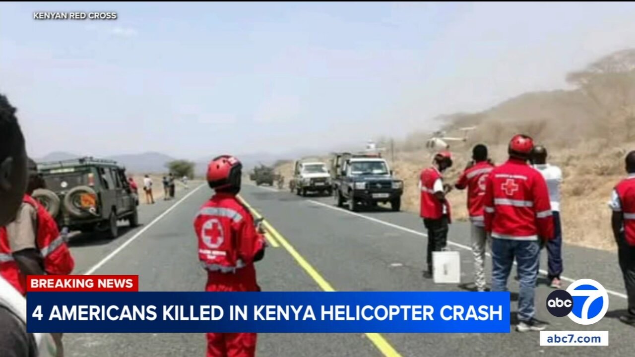 5 Americans among 7 dead after helicopter crashes in Kenya