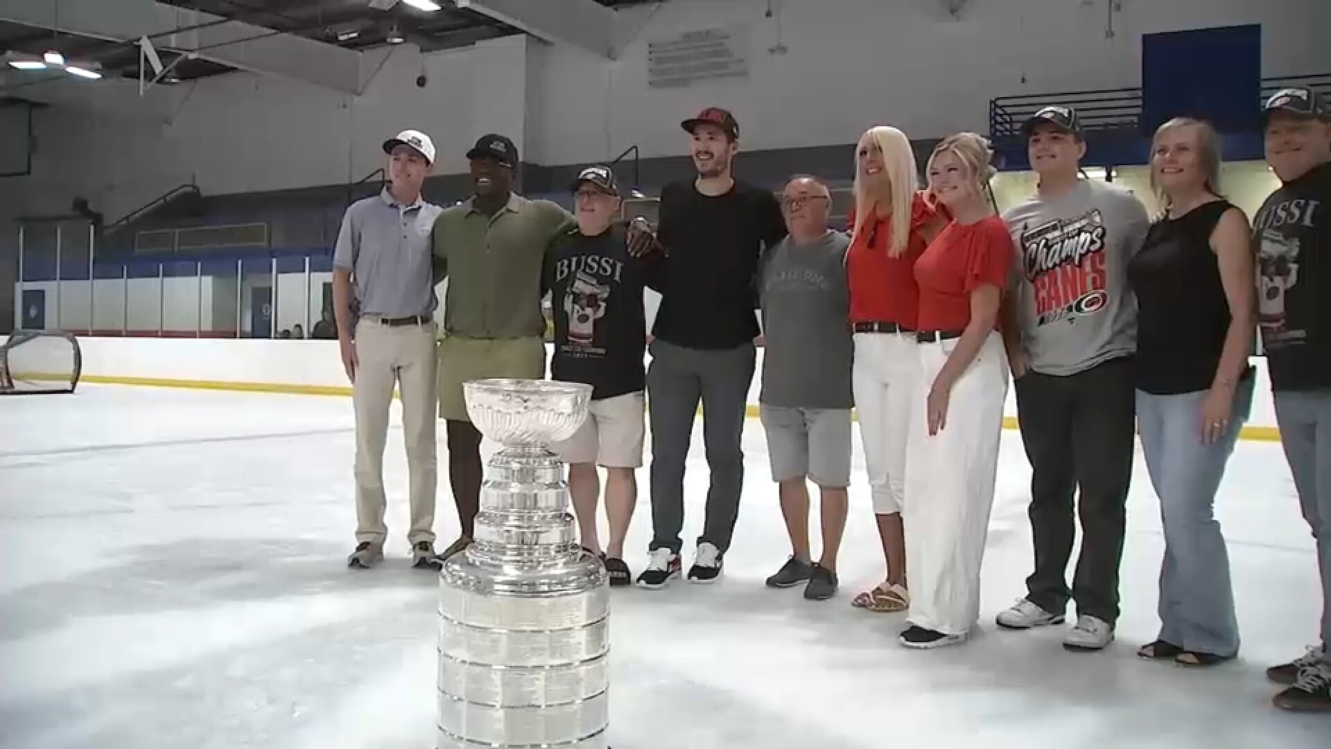 Carolina Hurricanes' Brandon Bussi, Suffolk County's first Stanley Cup champion, gets hero's welcome from fans, community