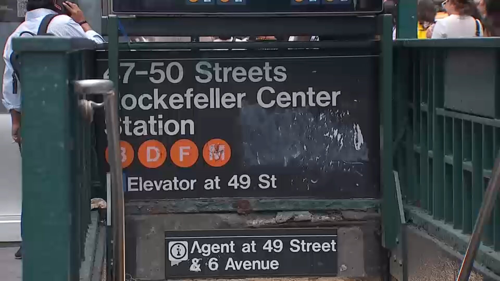 72-year-old man pushed onto subway tracks at Rockefeller Center station