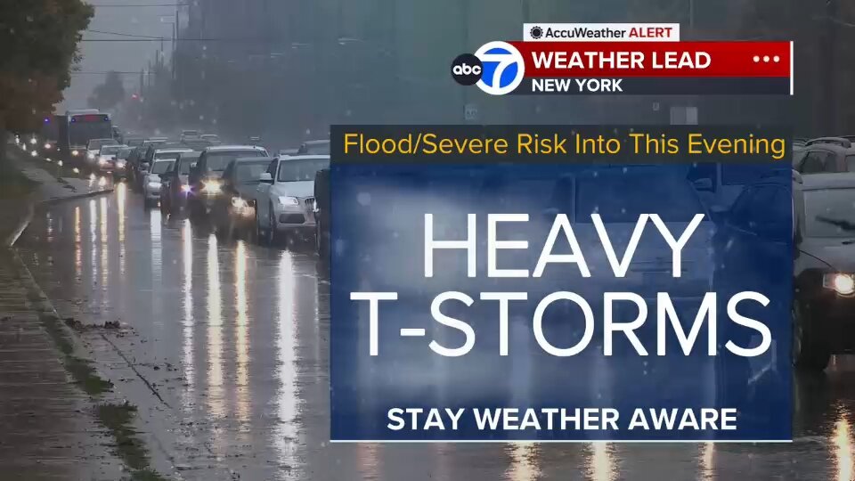AccuWeather Alert: Flood watch, PM showers and storms