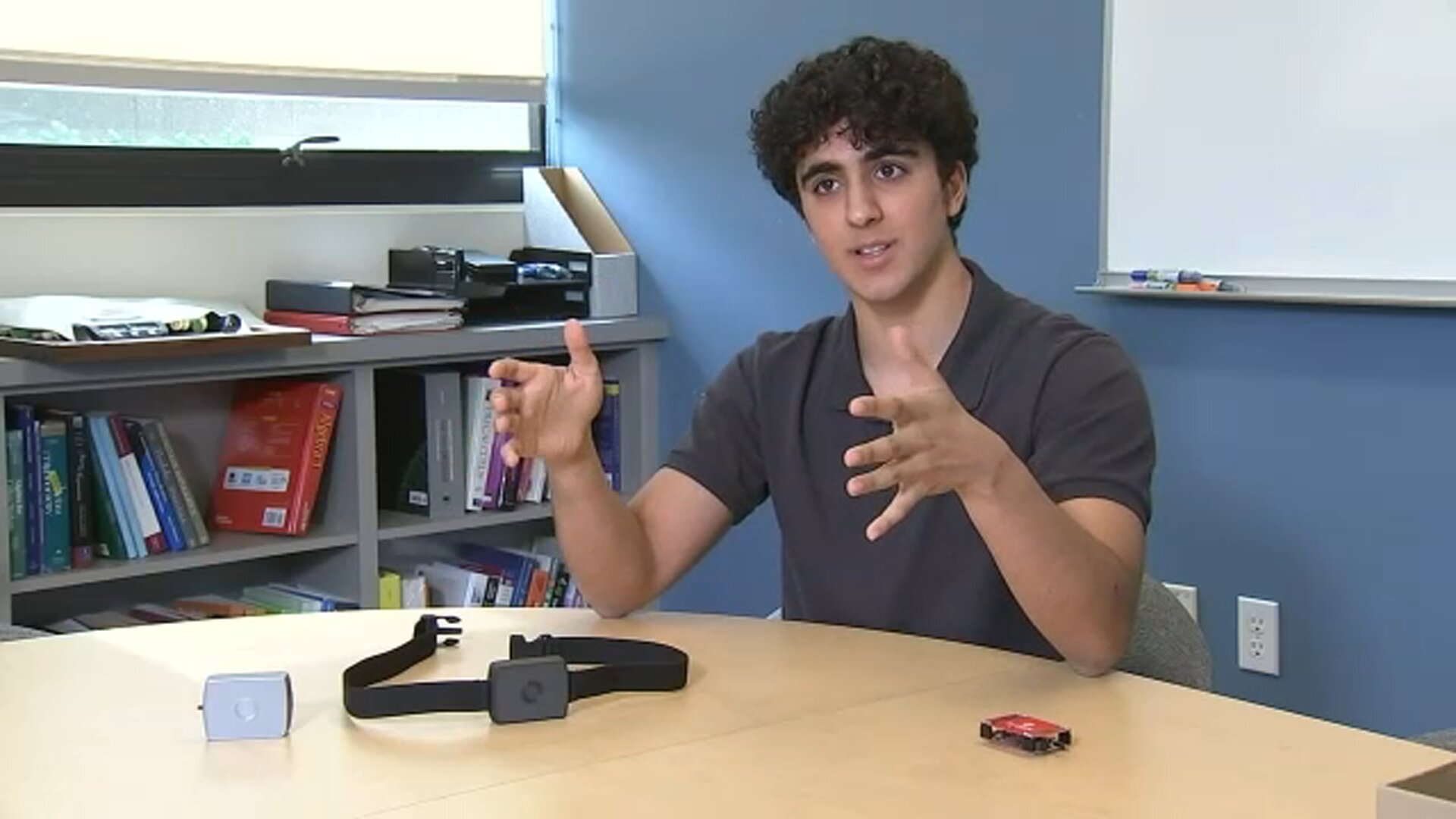 Pasadena high school student invents safety device that alerts pedestrians to danger