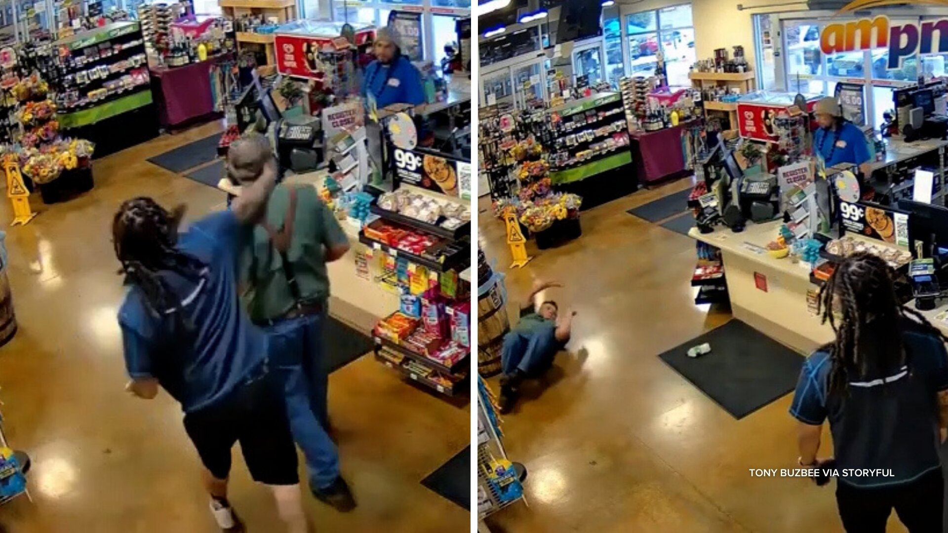 Lawsuit filed against Amazon after shocking video shows delivery driver punching man at Elk Grove, California, gas station