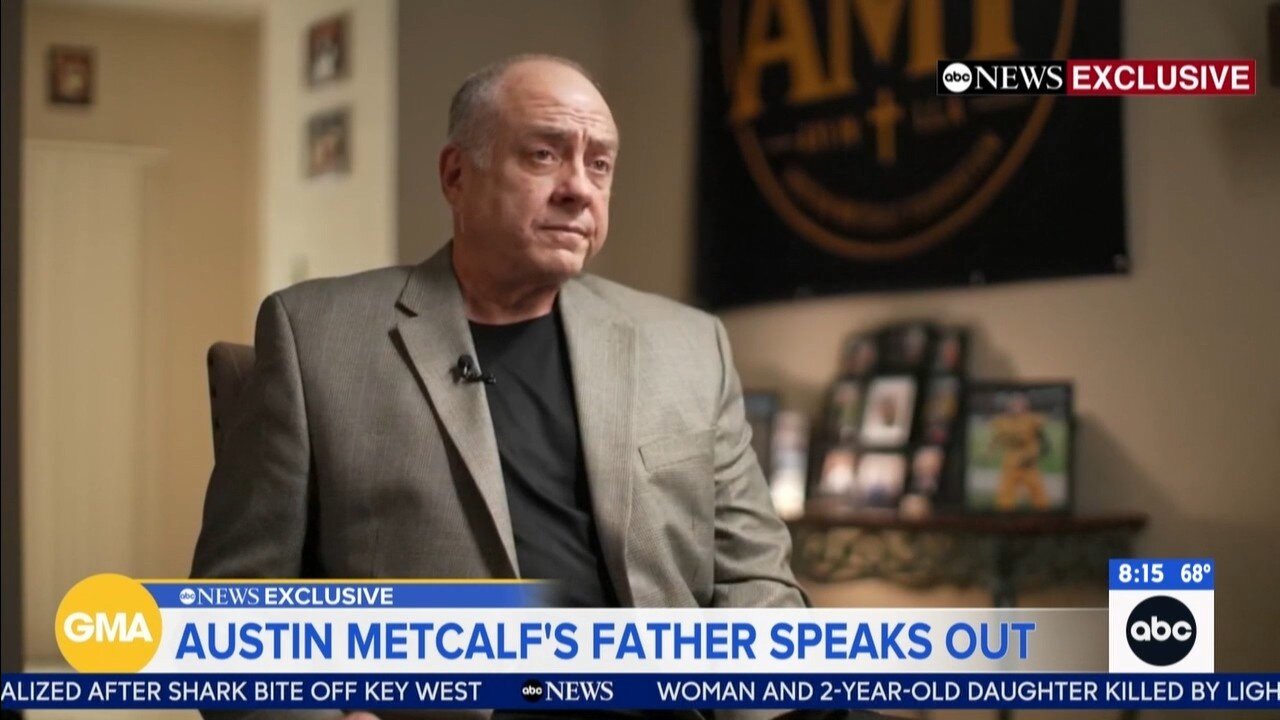 Austin Metcalf's father says 'there's no such thing' as justice amid Karmelo Anthony trial