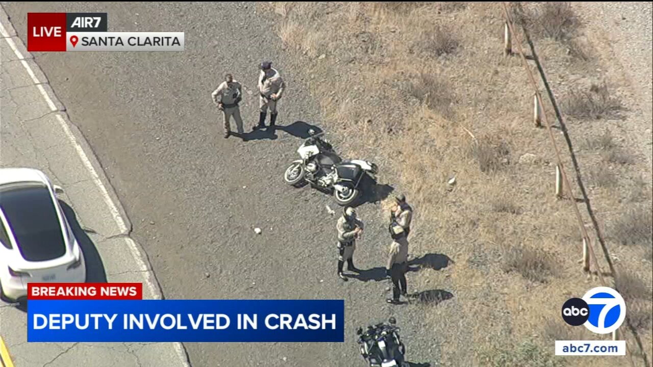 LA County sheriff's motorcycle deputy in critical condition after training accident in Santa Clarita