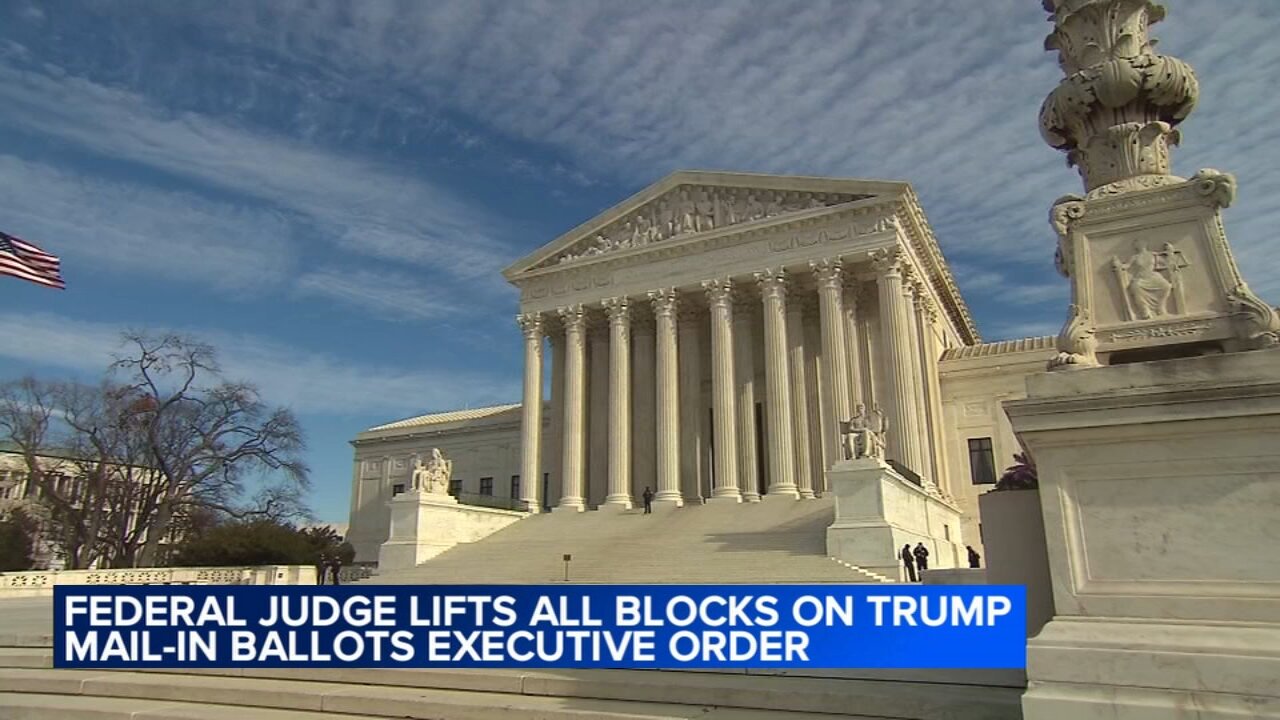 Federal judge lifts all blocks on Trump mail-in ballots executive order
