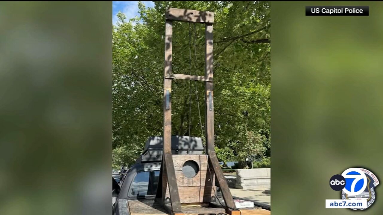 San Diego County man arrested after guillotine found in pickup truck near US Capitol