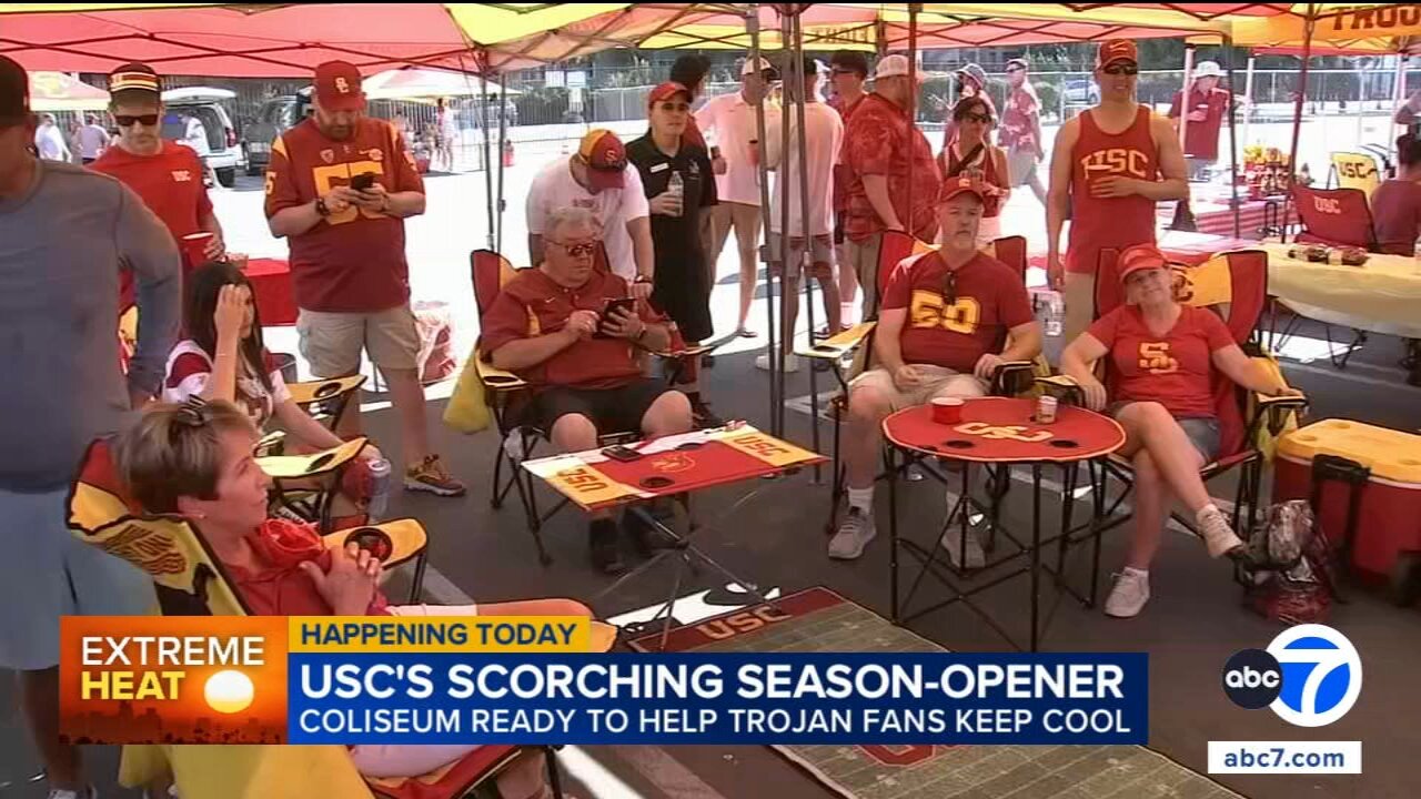 USC football fans to brave extreme heat Saturday at Coliseum for Trojans' season opener