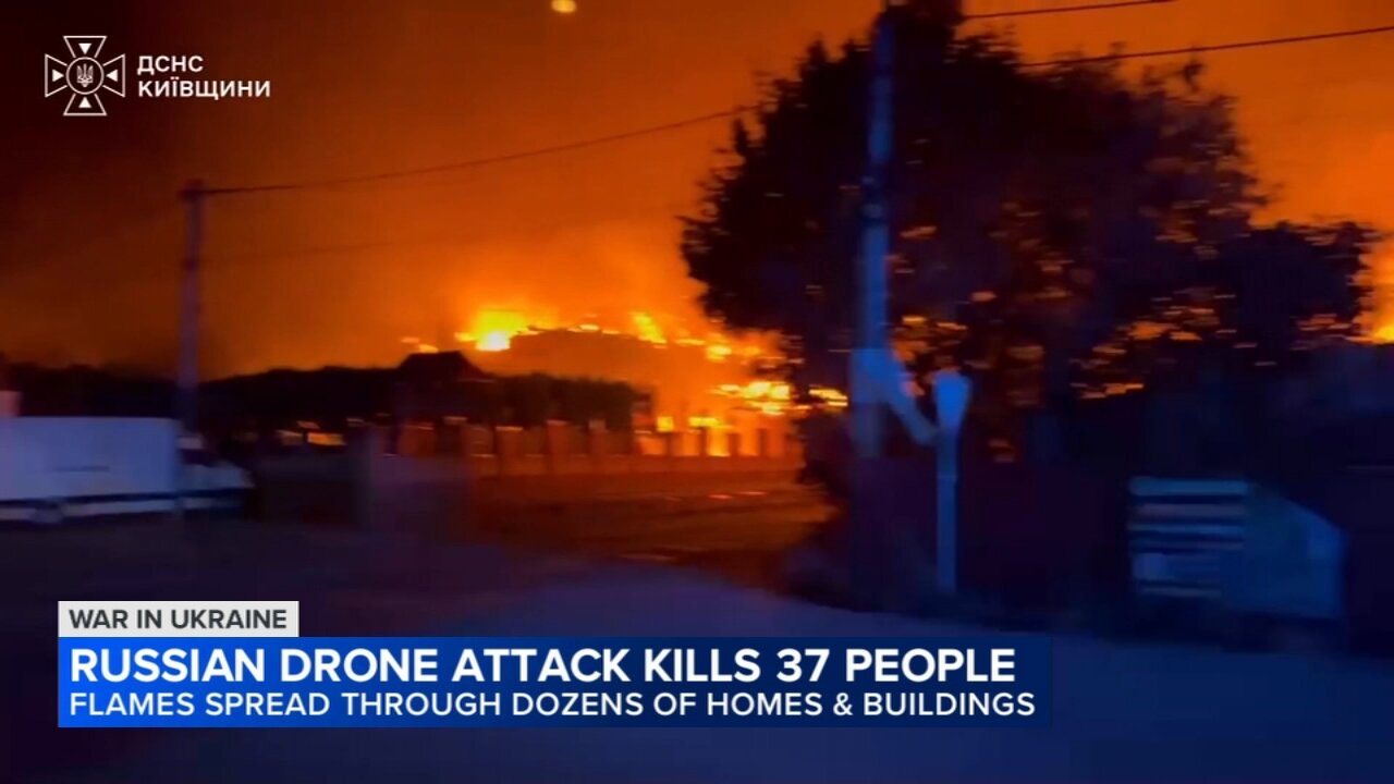 Russian strike on Ukrainian warehouse kills 37 in war's deadliest attack this year