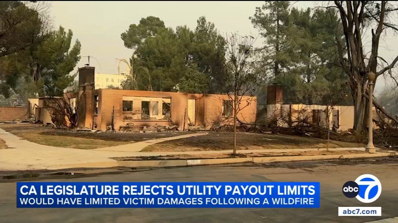 California lawmakers side with wildfire victims, reject bill to limit utility payouts for fires