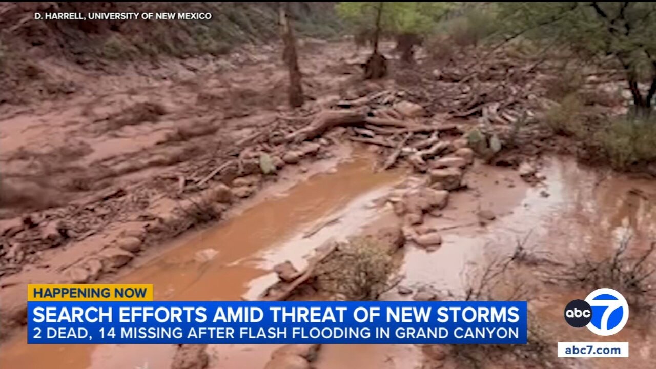 Family identifies Texas man among those killed in Grand Canyon flood as rescuers search for missing