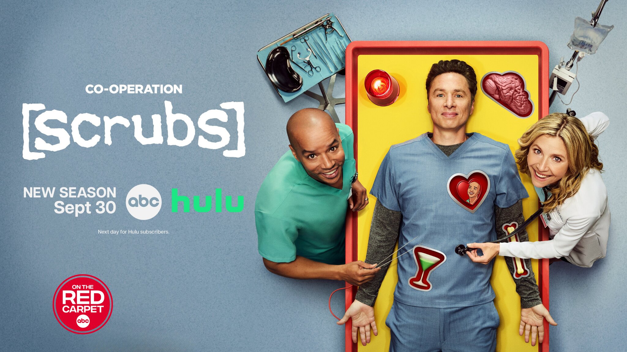 Scrubs" drops Operation-inspired teaser for Season 2 premiere on ABC and Hulu