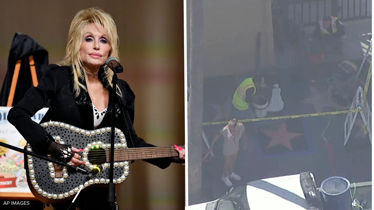 Dolly Parton's Walk of Fame star vandalized; repairs underway