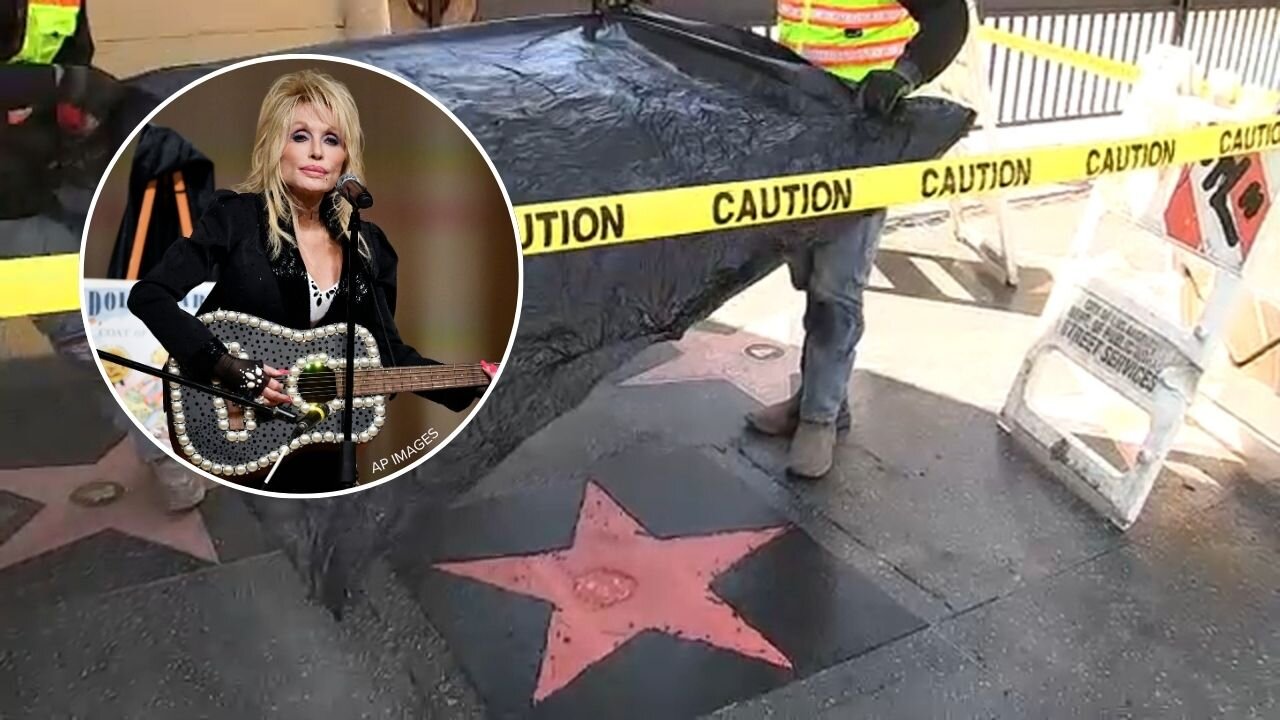 Dolly Parton's Walk of Fame star vandalized; repairs underway