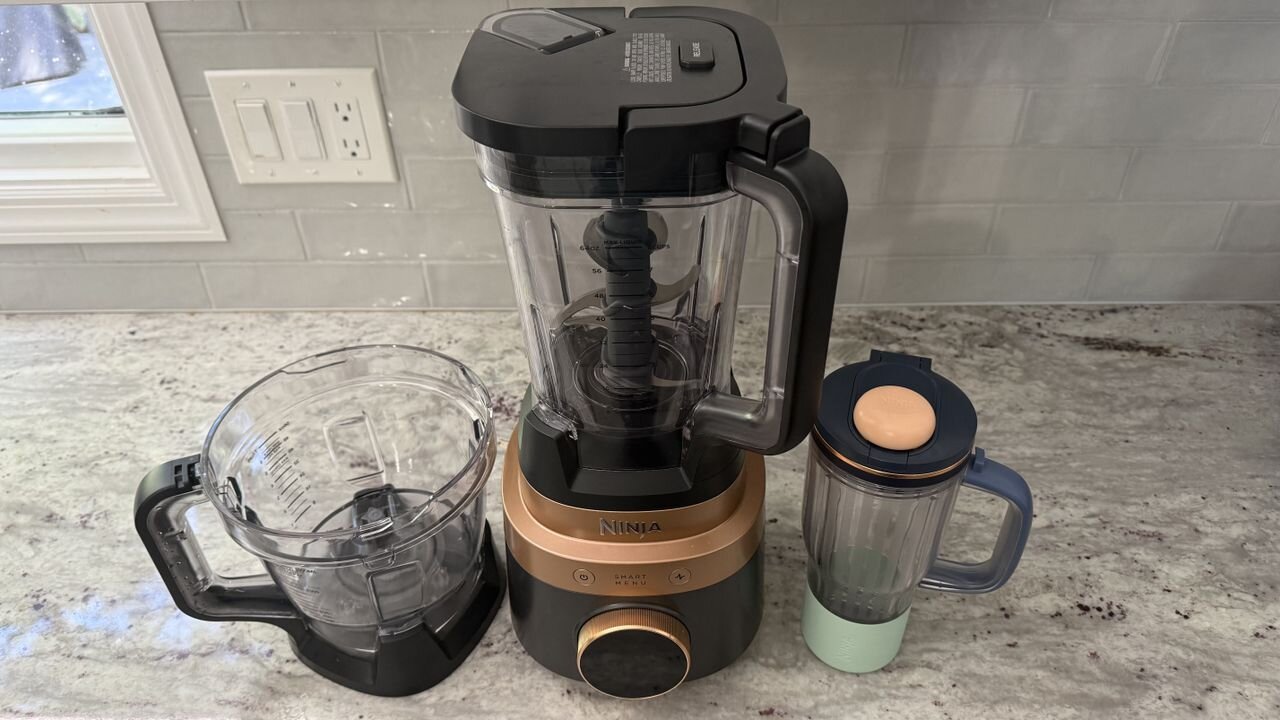 I went hands-on with the new Ninja CrushBOSS — and this three-in-one food processor and blender crushed through every food prep…