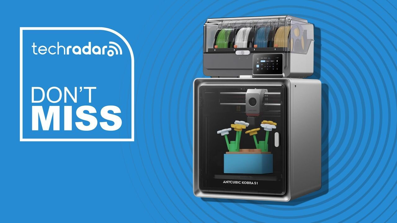One of the best 3D printers out there': Anycubic Kobra S1 ACE 2 Pro Combo brings fast four-color printing and filament drying…