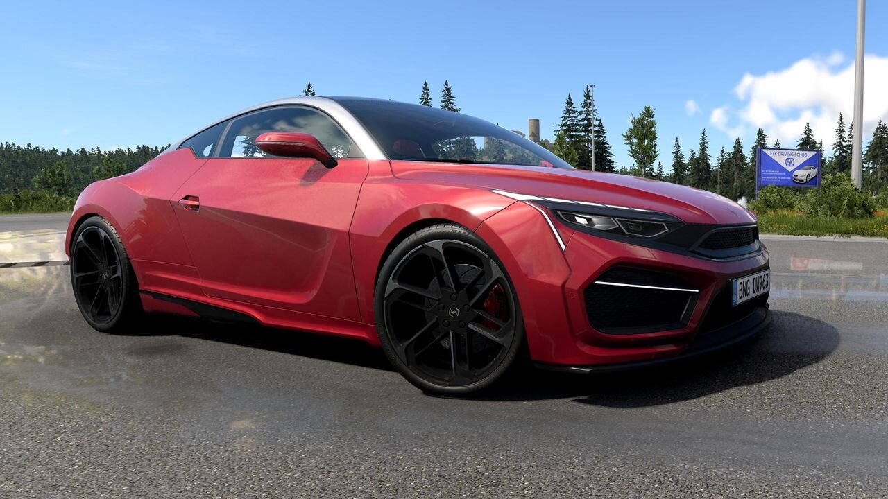 BeamNG.drive just had a graphics overhaul so we can finally watch a family hatchback navigate a speedbump at 100mph with dynamic…