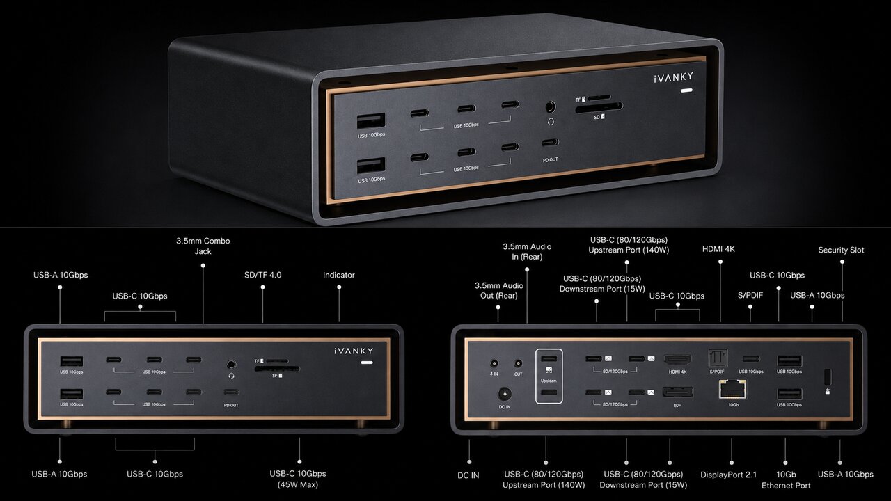 The ultimate Mac dock? Ivanky unveils a 26-port Apple Silicon powerhouse that Windows users can't use