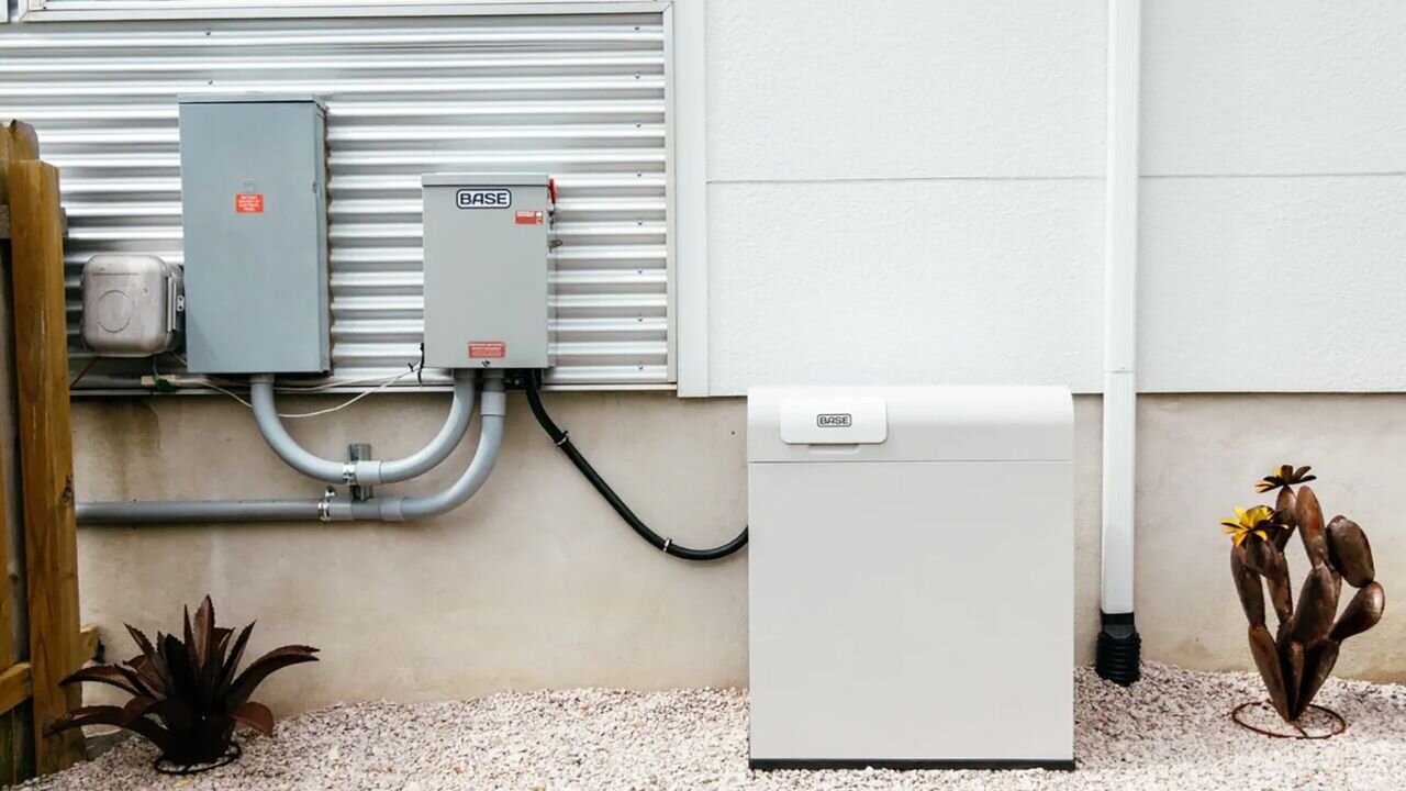The 78.4 kWh Base Core battery can keep your home running during an outage, installs in under an hour, and gives back to the grid…