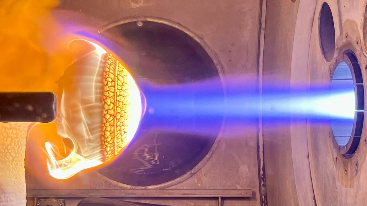 Heat shield under fire