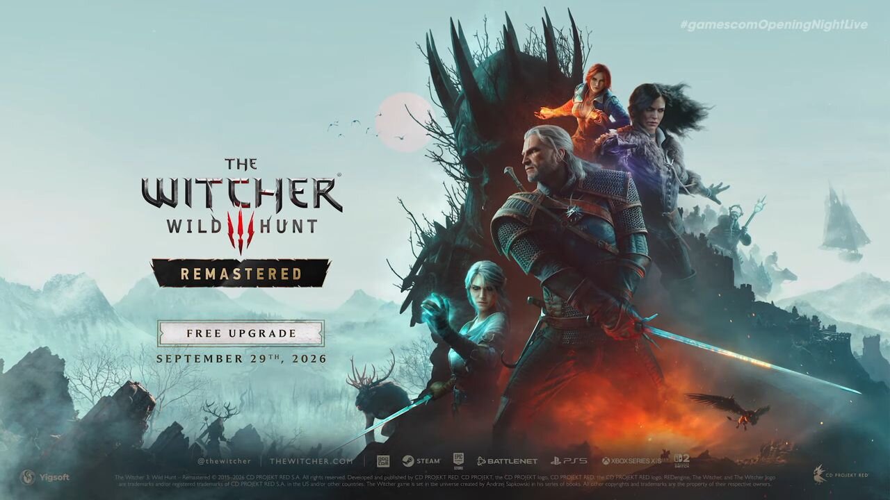 The Witcher 3: Wild Hunt Remastered is a free upgrade with revamped gameplay systems — here's everything confirmed at the ONL…