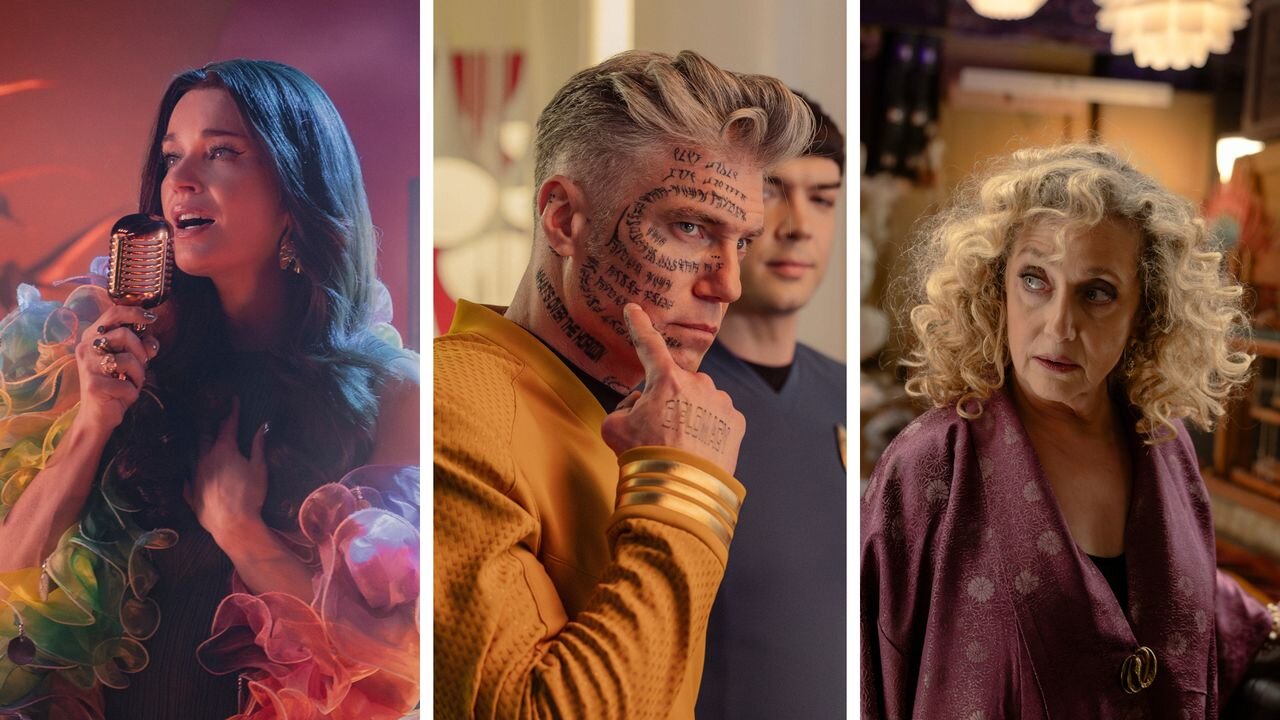 Star Trek: Strange New Worlds': Anson Mount, Rebecca Romijn, & Carol Kane on season 4's big leaps and 'outside the box' episodes