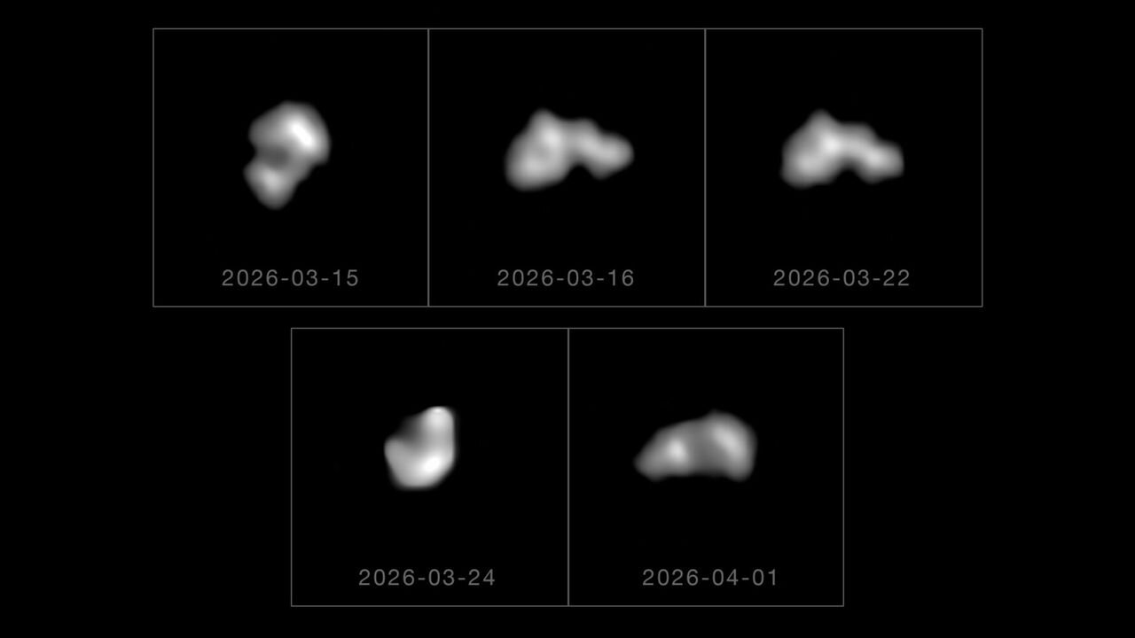 The 1st 'three-headed' asteroid