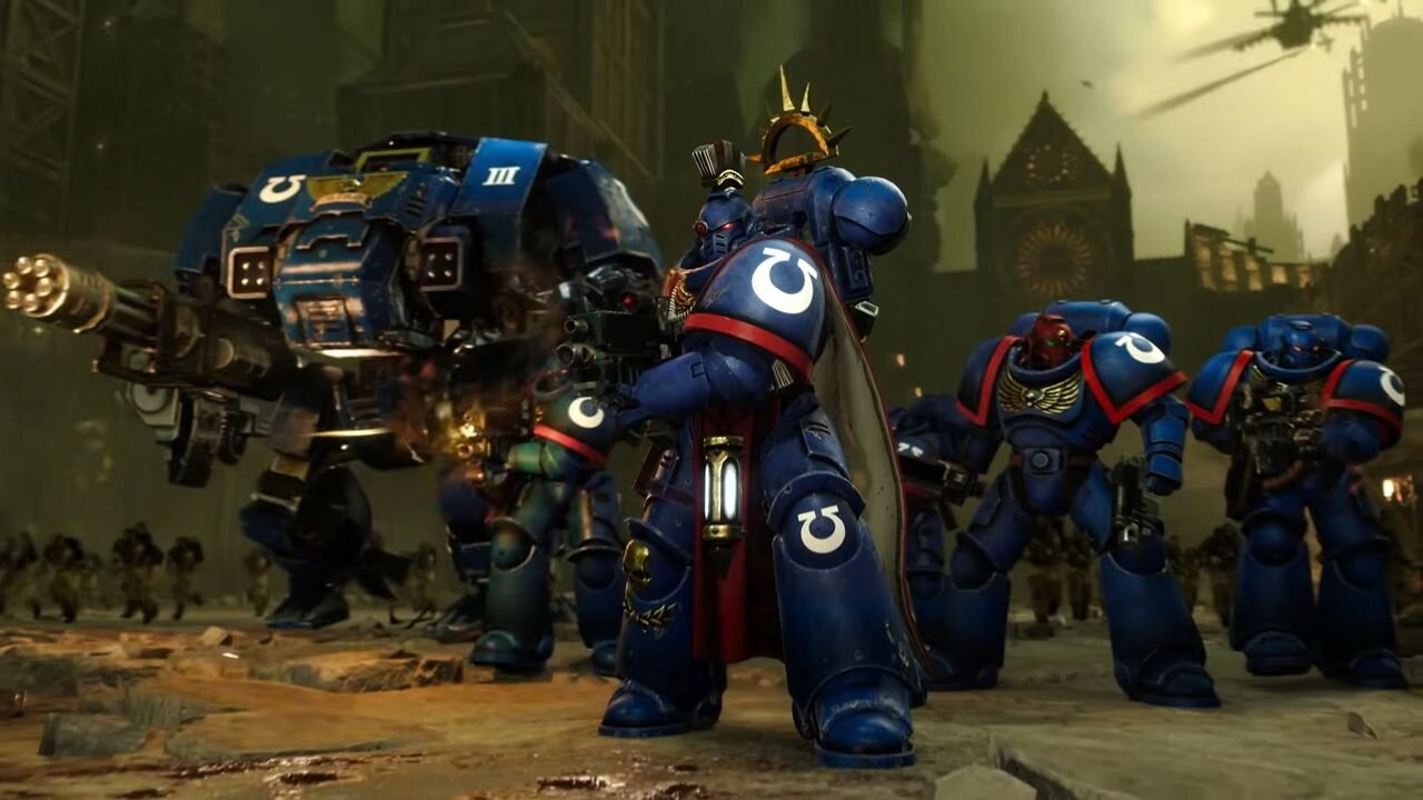 Total War: Warhammer 40k will let you stuff your 'almost dead' Space Marine characters into Dreadnoughts so they can keep fighting