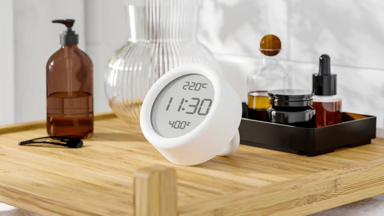 IKEA’s super-cheap bathroom gadget combines a clock, thermometer and humidity reader in one — so you can quickly check how late…