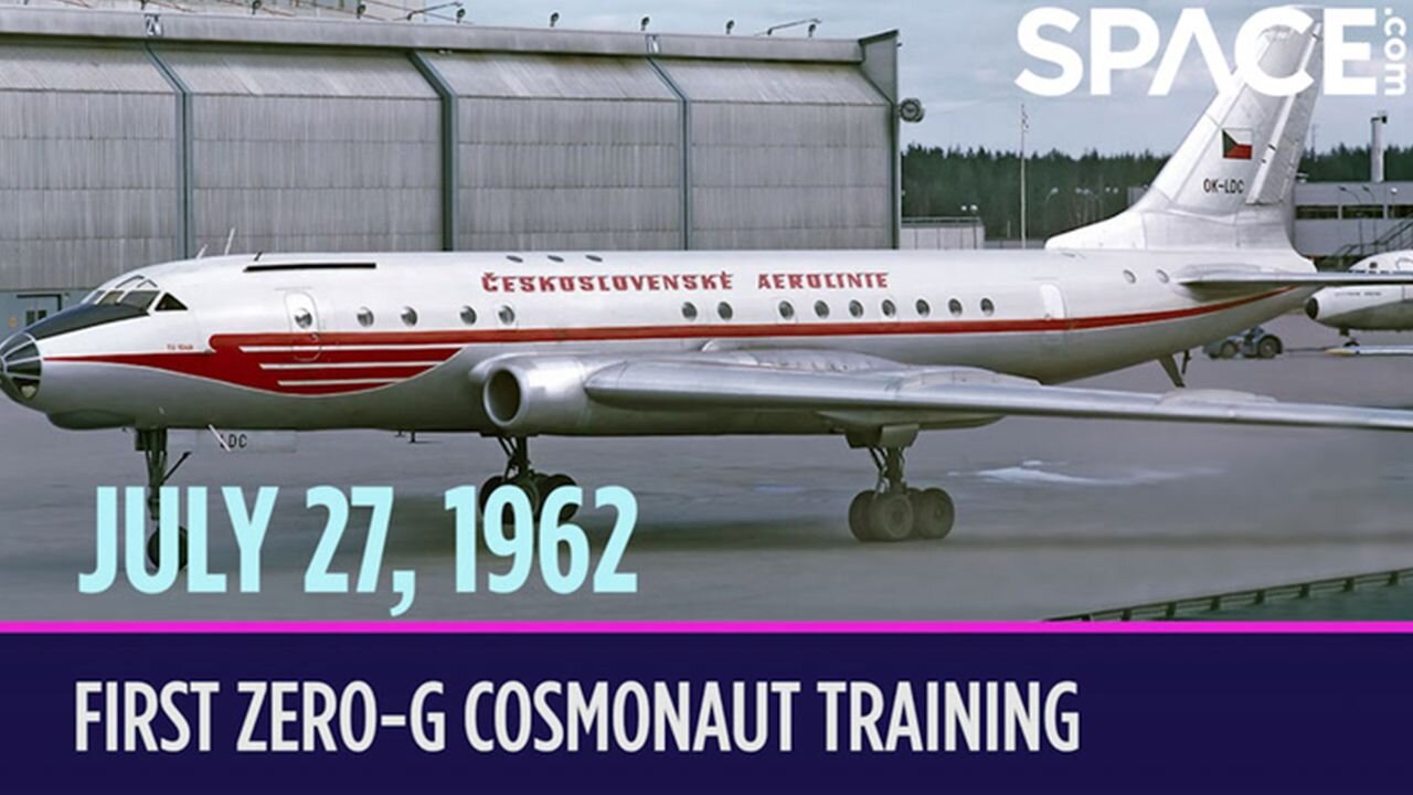 On this day in space! July 27, 1962: The 1st zero-g cosmonaut training flight takes off on a Soviet jetliner