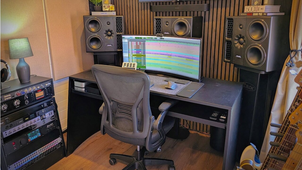 What does a backyard Dolby Atmos home music studio look like when you’re a sound engineer for major artists? The shed of my…