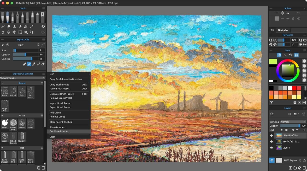 Rebelle 8 review: This impressive painting software let me turn my MacBook into a full-blown canvas