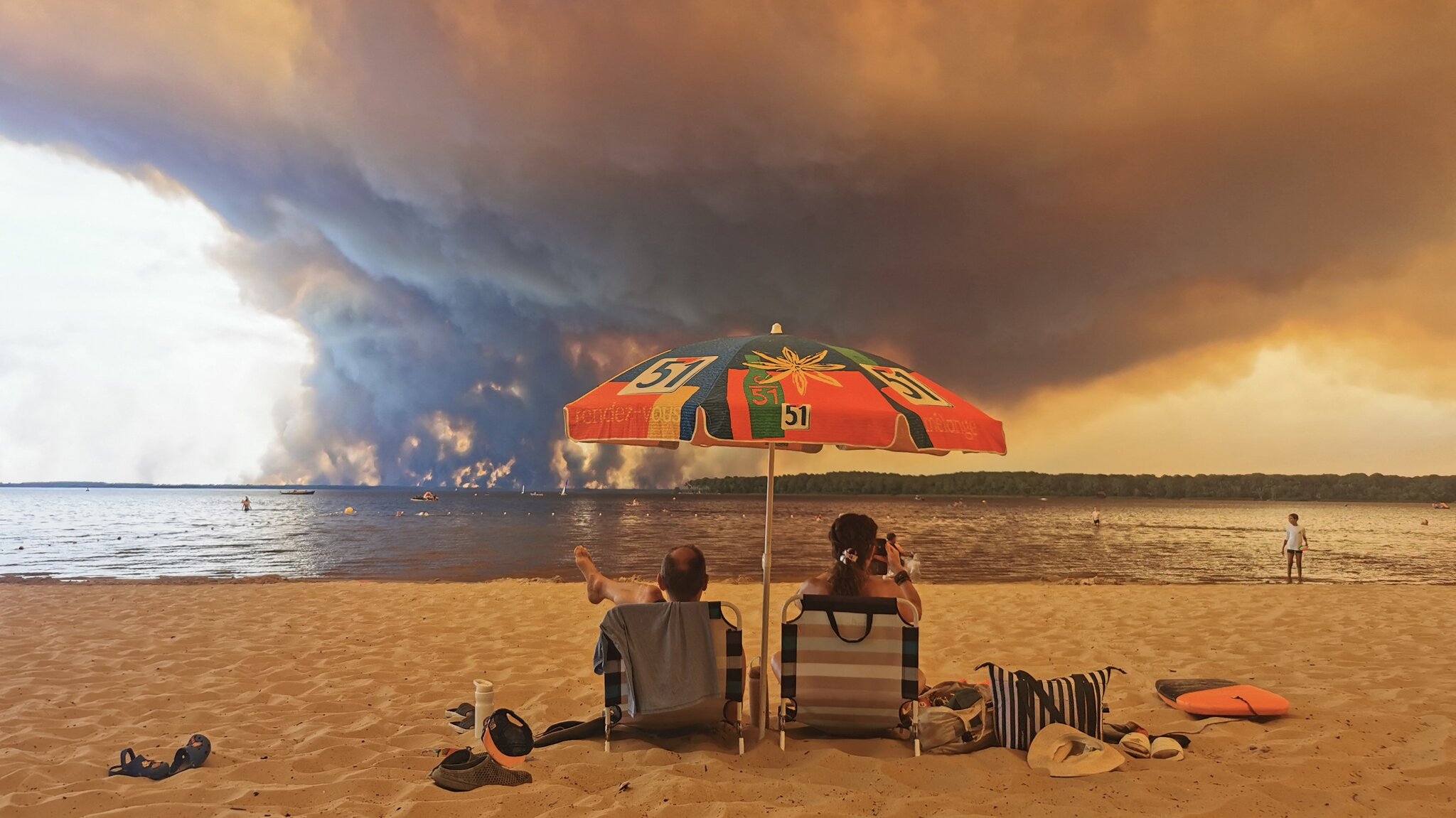 Wildfires Rage Across France and Spain