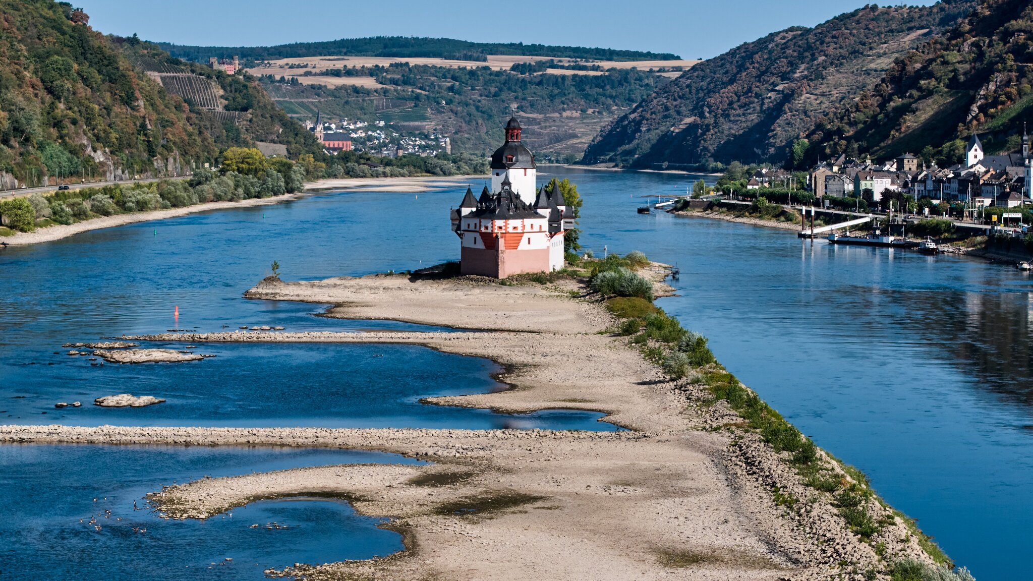 European Rivers Fall to Record Lows