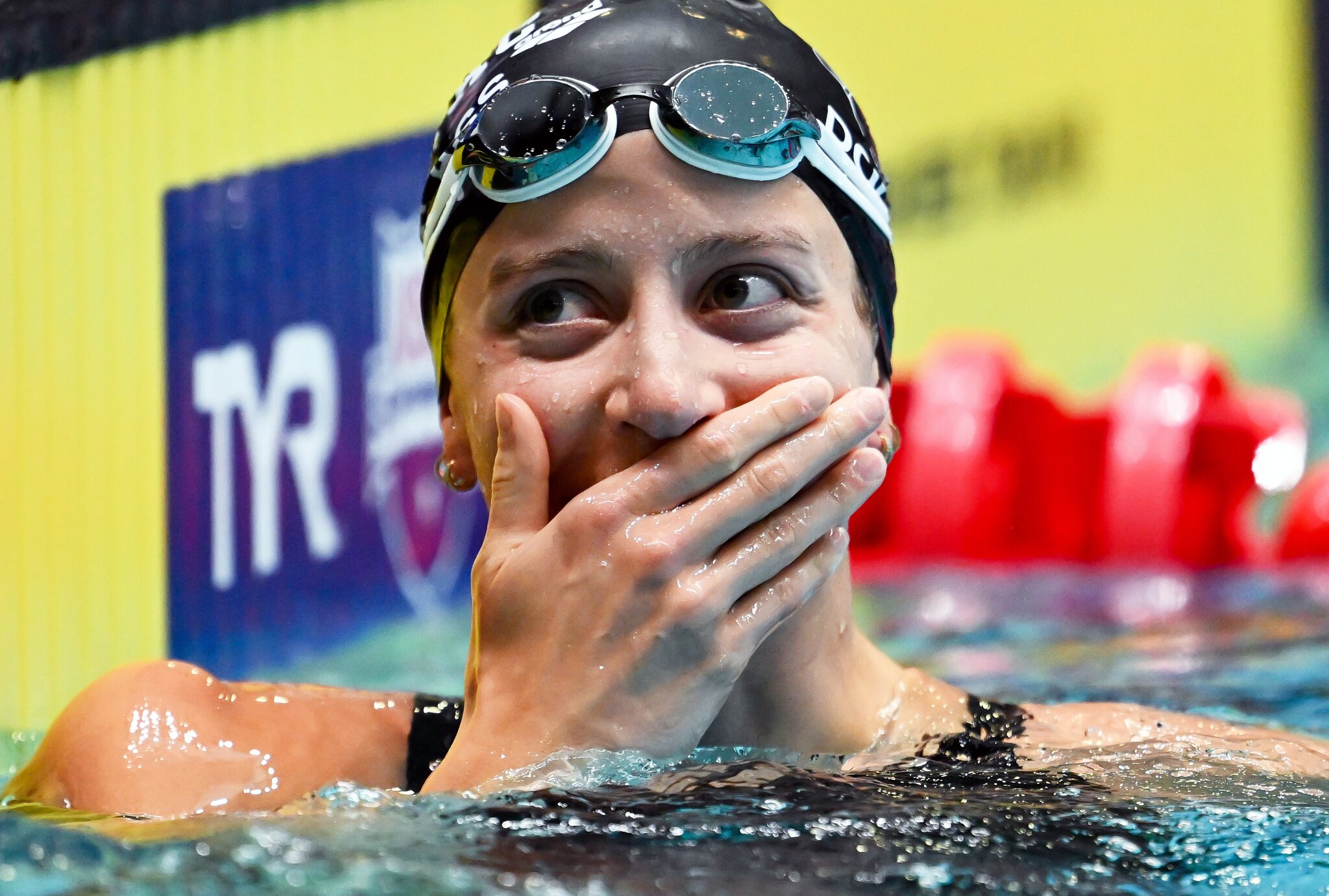 Kate Douglass takes back 50m freestyle world record in Pan Pacs prelims
