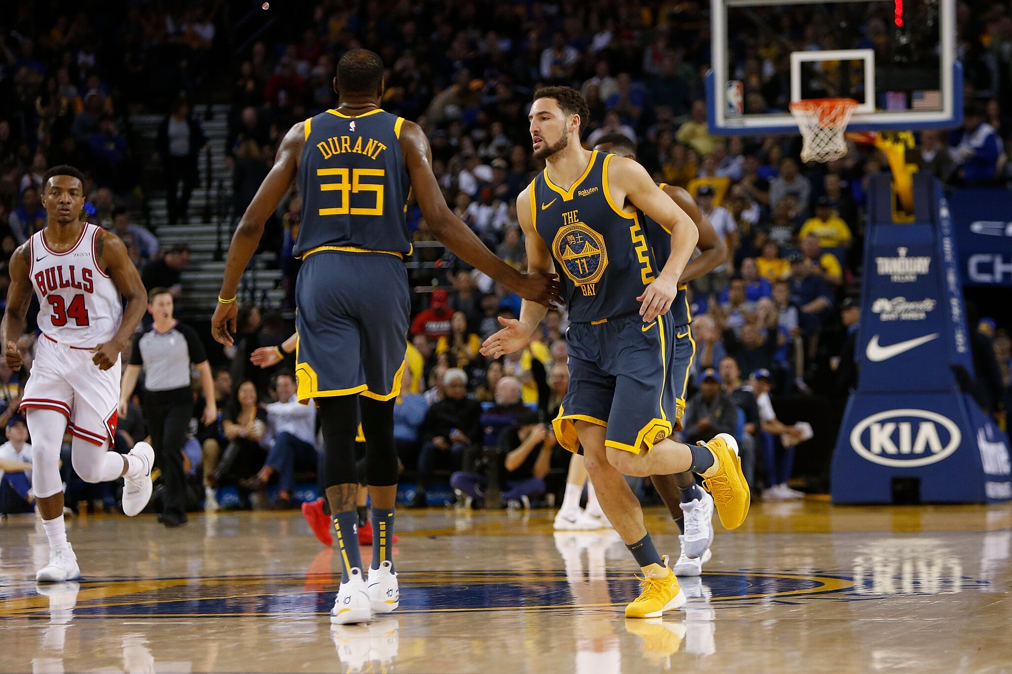 Klay Thompson not happy after Kevin Durant disses former Warriors teammate: 'Never an MVP in nothing