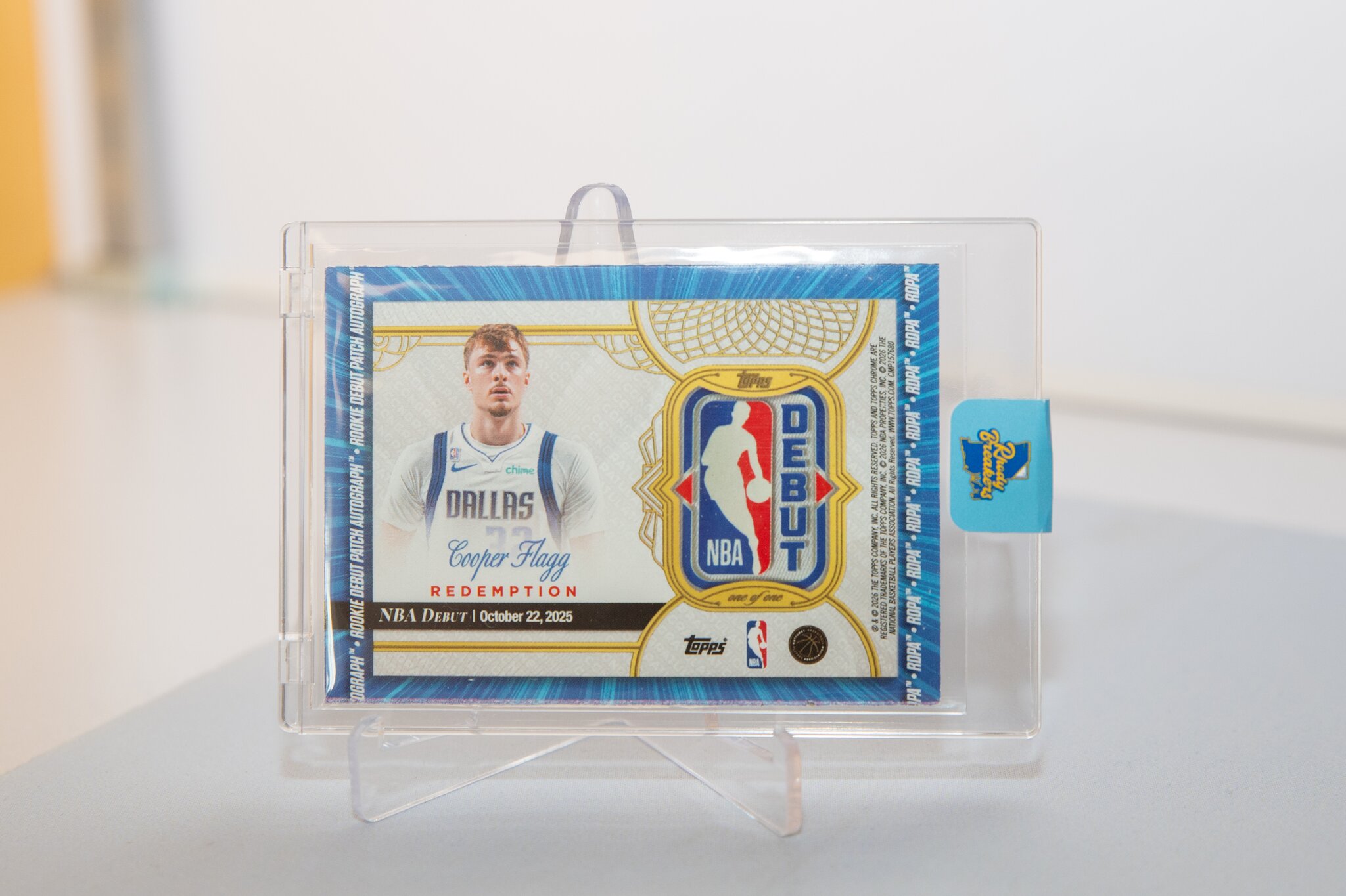 Cooper Flagg 1-of-1 Rookie Debut Patch Autographed card will sell at auction, rather than owner accepting Mavericks 'bounty