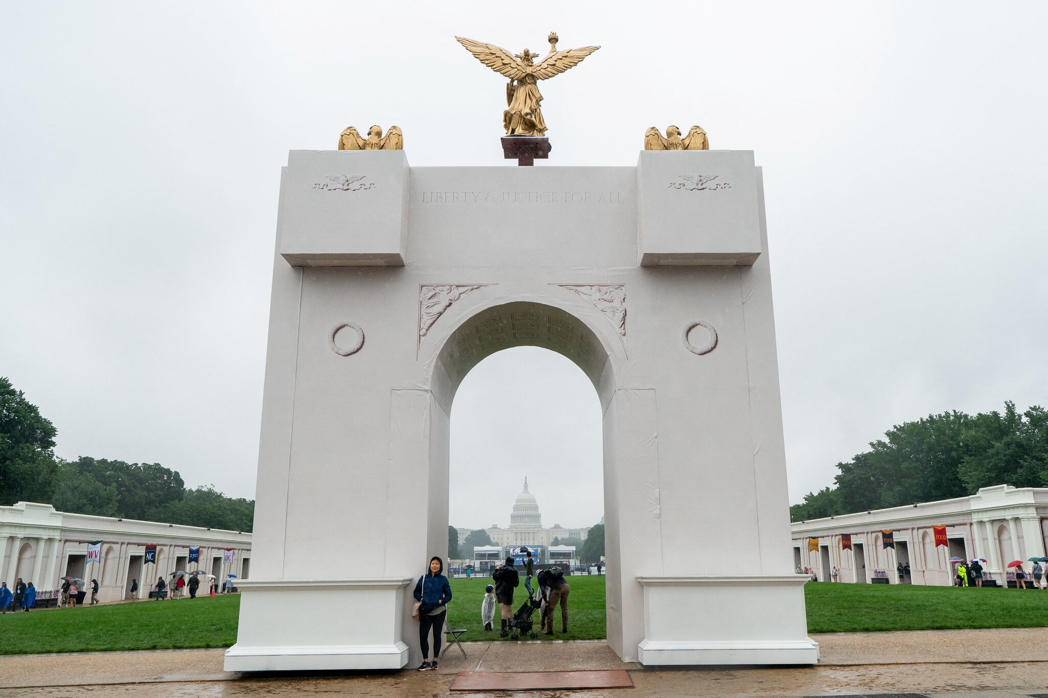 Trump's arch could disrupt the significance of many of Washington's historical sites, National Park Service says