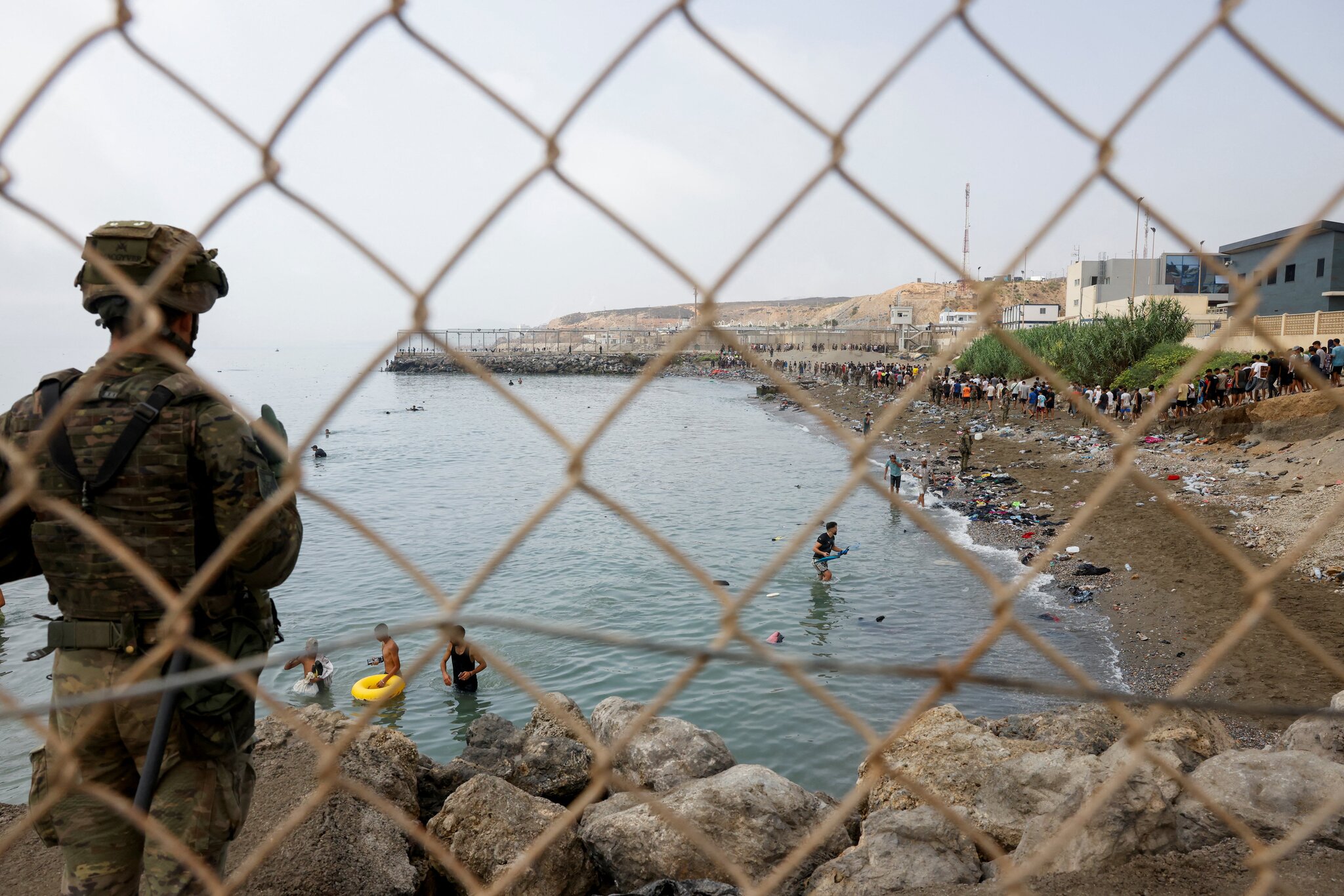 Most of the 60,000 migrants who crossed into territory of Ceuta have left voluntarily, Spain says