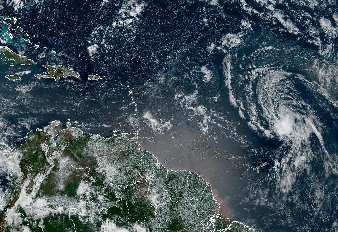 Tropical Storm Dolly forms in the Atlantic