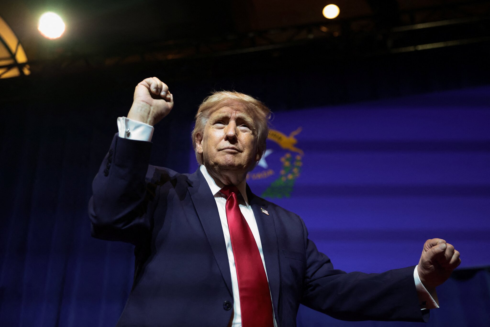 Trump talks about the economy in Las Vegas