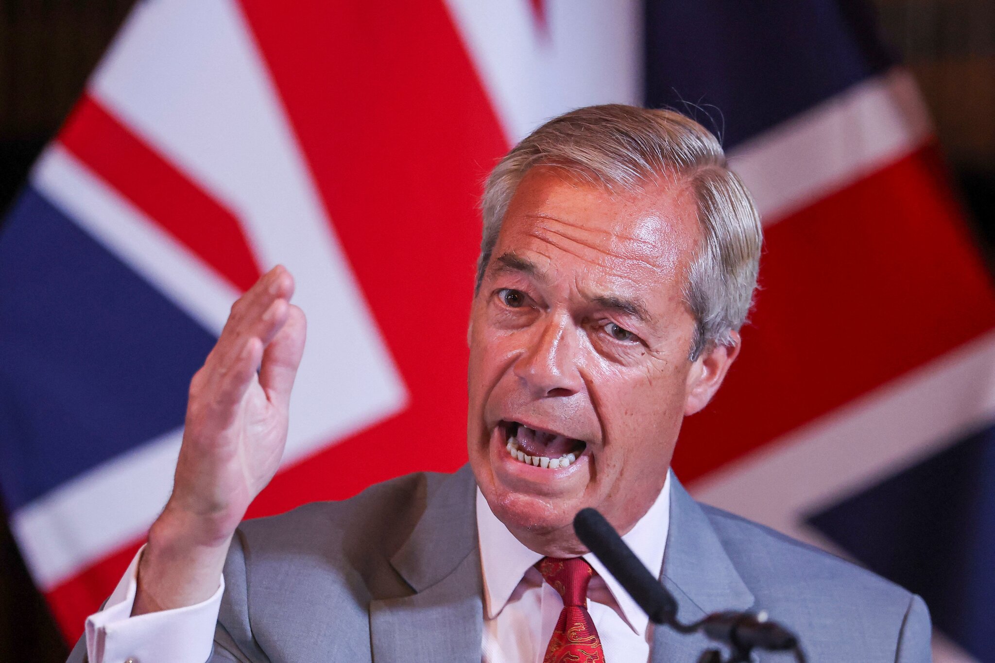 Reform UK's Nigel Farage beats a slate of fringe candidates in election boycotted by major parties