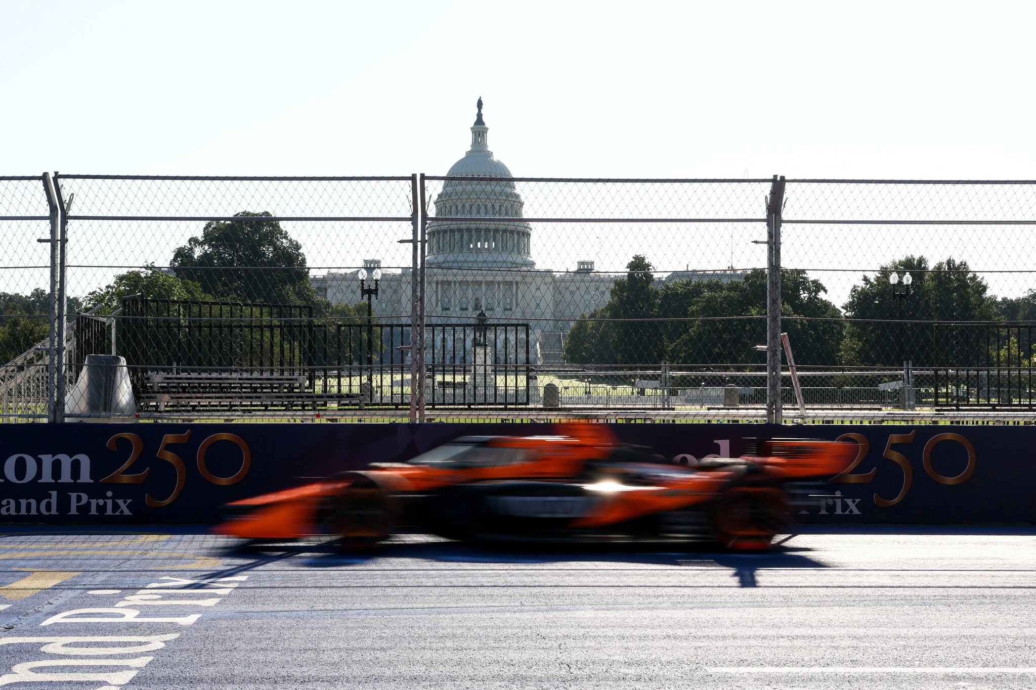 Trump will kick off the IndyCar race before cars zoom through Washington's streets
