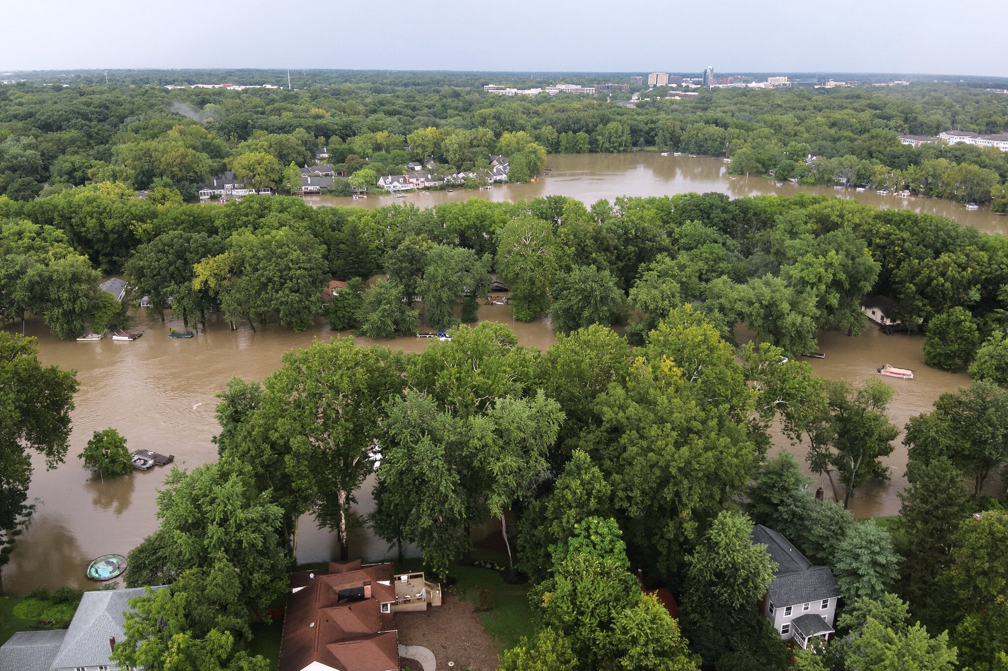 Indiana authorities say at least 5 people have died as severe weather crosses the state